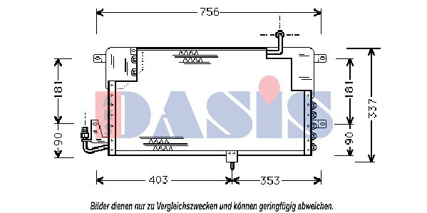 AKS DASIS kondensatorius, oro kondicionierius 042130N